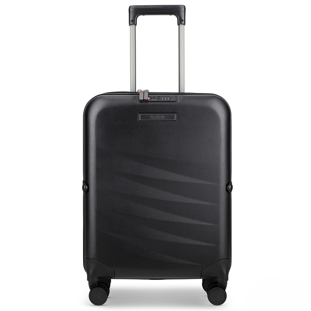 Rollink Black Mono 21" Carry On Luggage