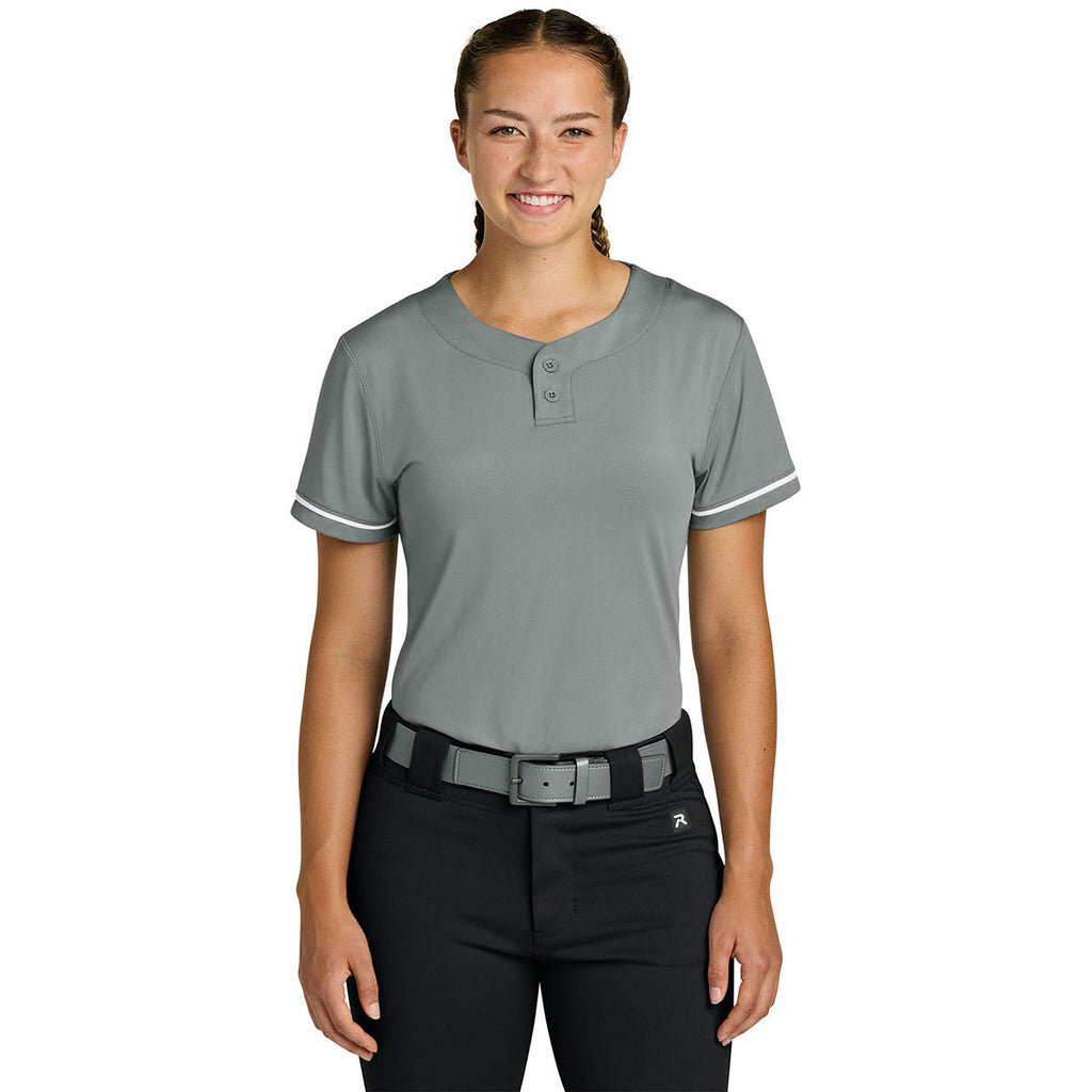Richardson Women's Grey Select 2-Button Softball Jersey