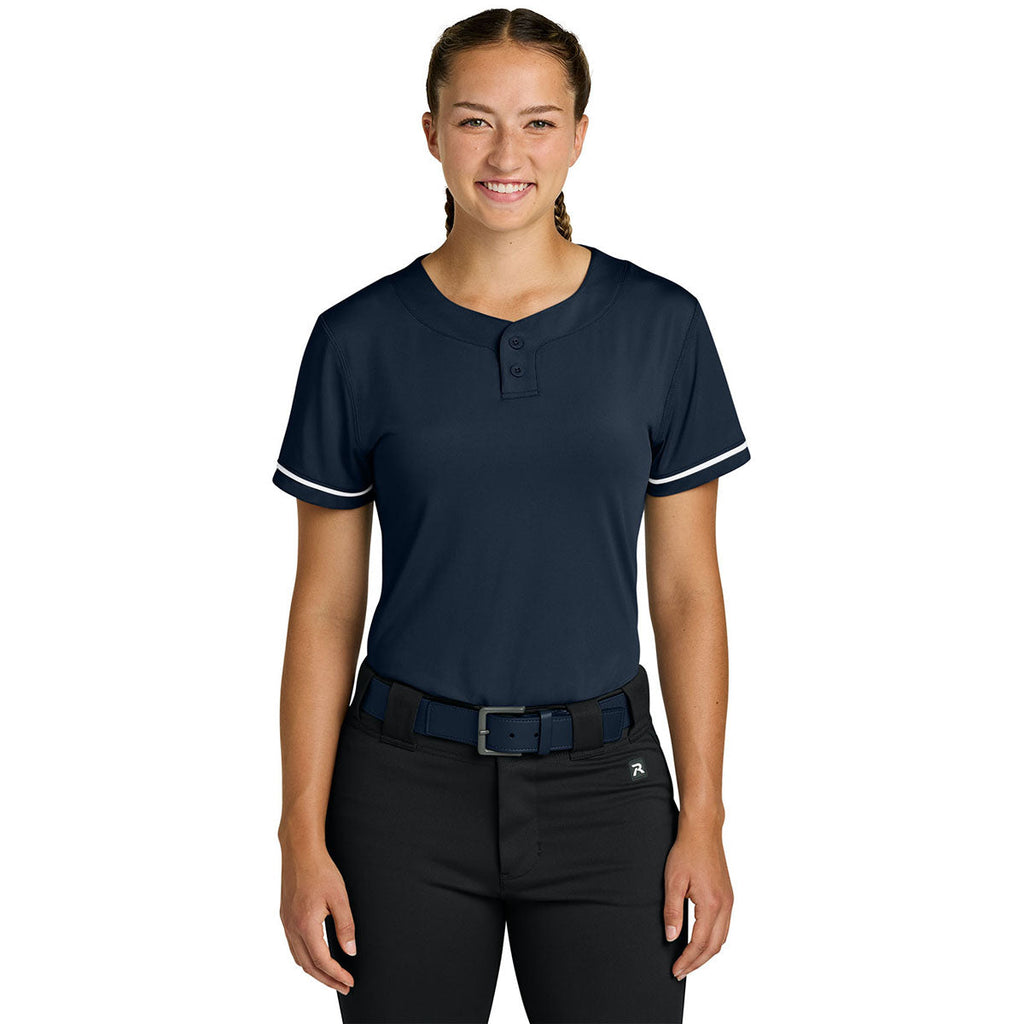 Richardson Women's Navy Select 2-Button Softball Jersey