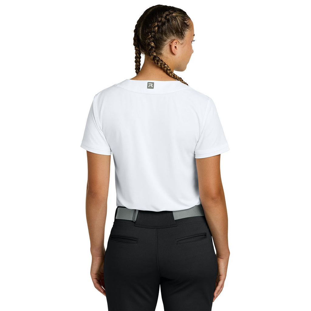 Richardson Women's White Select 2-Button Softball Jersey