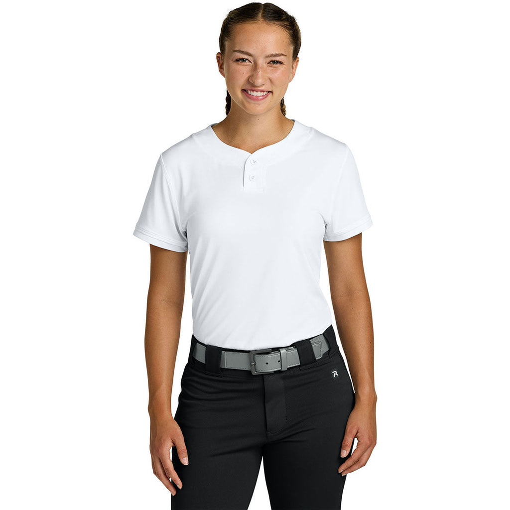 Richardson Women's White Select 2-Button Softball Jersey