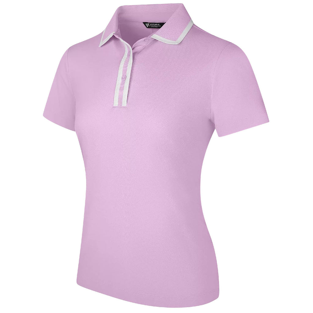 Levelwear Women's Lupine-Violet Ainsley Polo