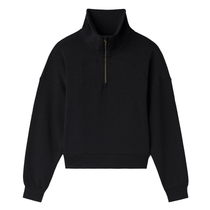 Rhone Women's Black DreamGlow 1/2 Zip