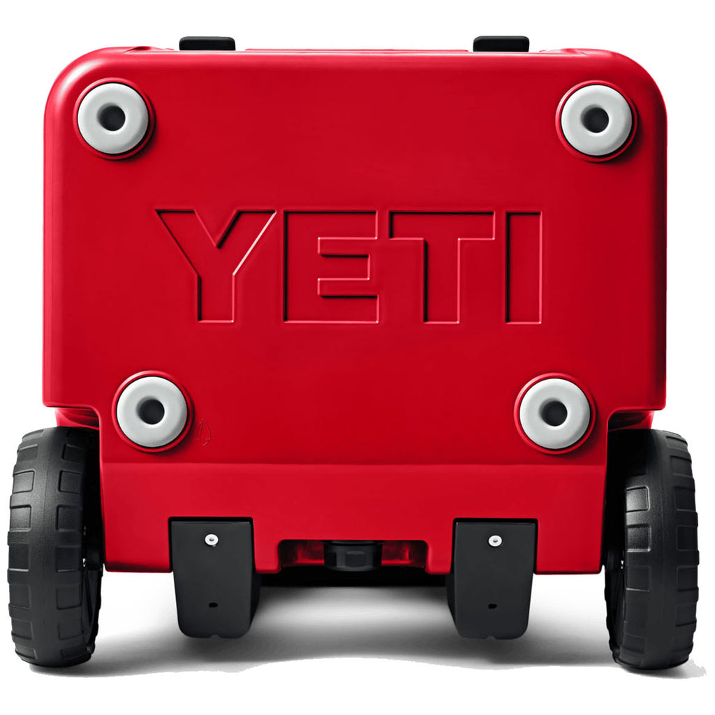 YETI Rescue Red Roadie 48 Wheeled Cooler