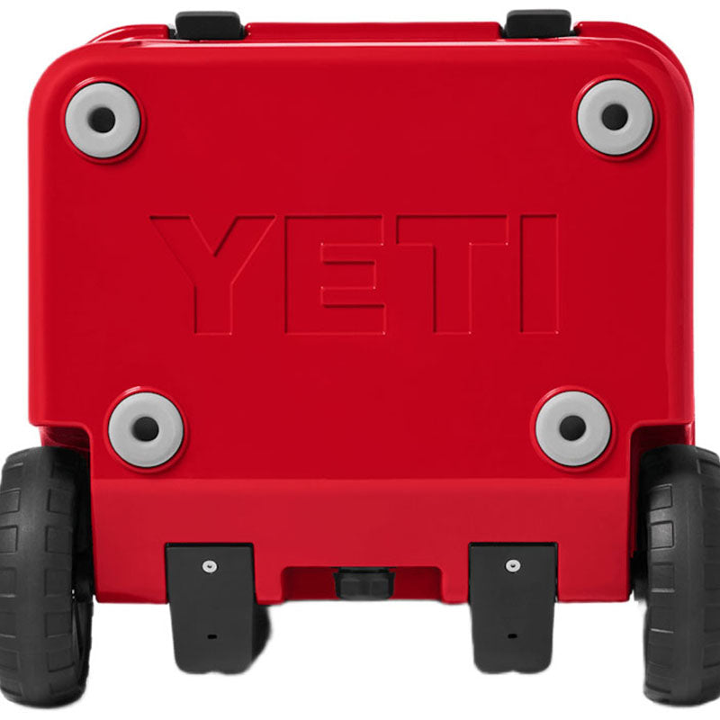 YETI Rescue Red/White/Navy Roadie 48 Wheeled Cooler
