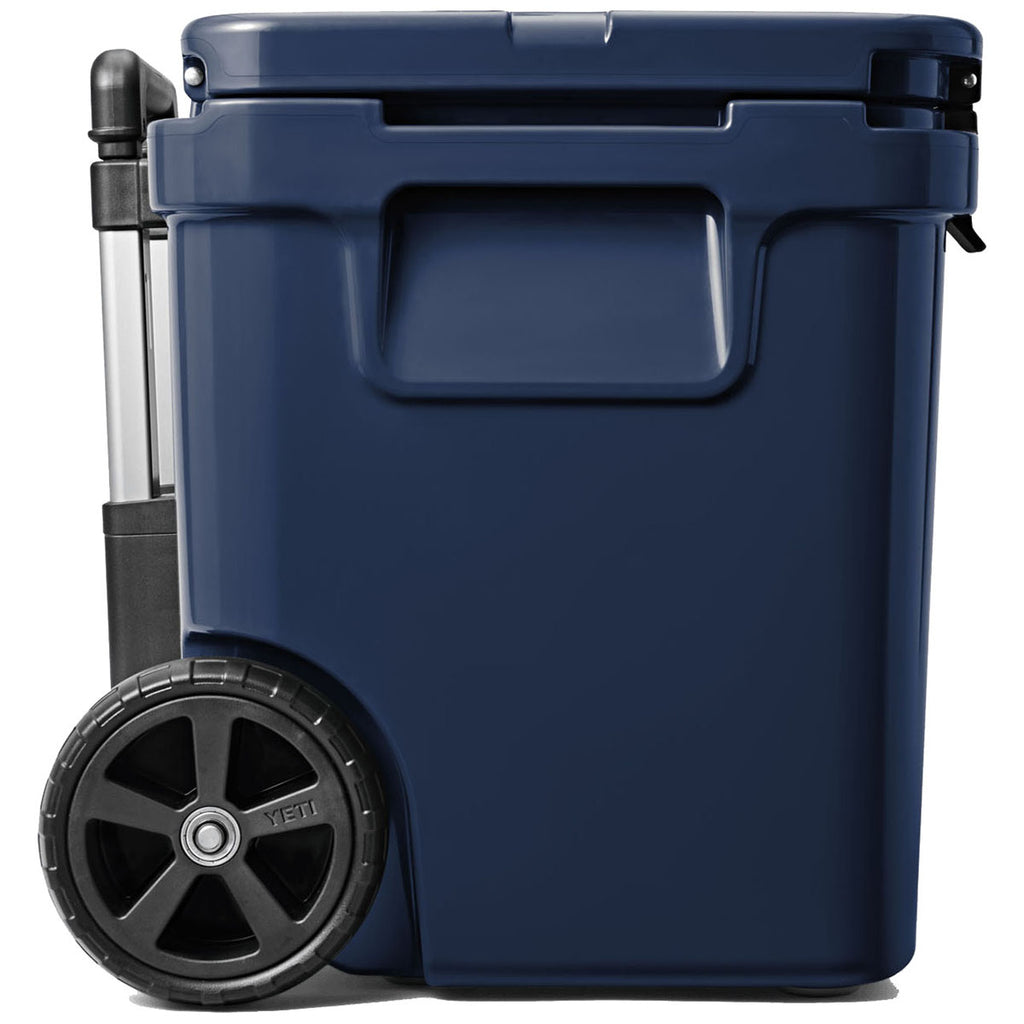 YETI Navy Roadie 60 Wheeled Cooler