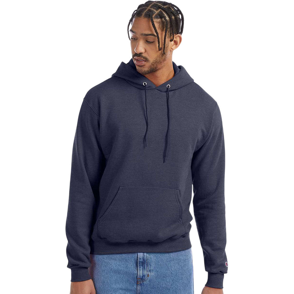 Champion Men's Navy Heather Hoodie