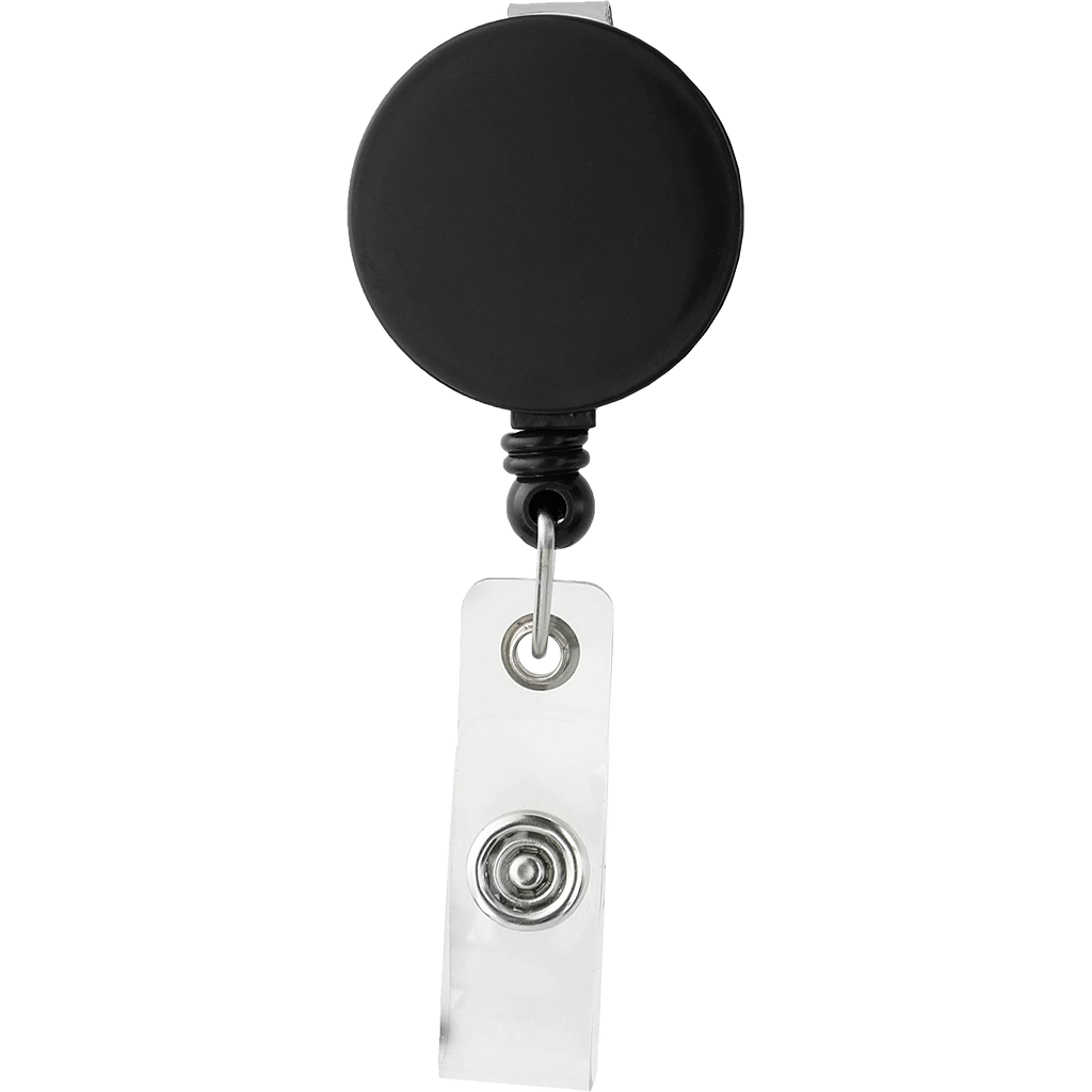 Bullet Black Round Badge Holder