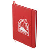 Bullet Red 5'' x 7'' FSC Mix Snap Elastic Closure Notebook