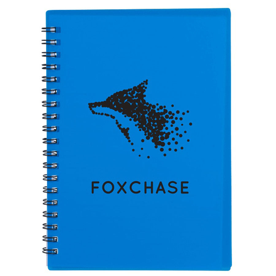 Bullet Translucent Blue 5'' x 7'' FSC Mix Duchess Spiral Notebook