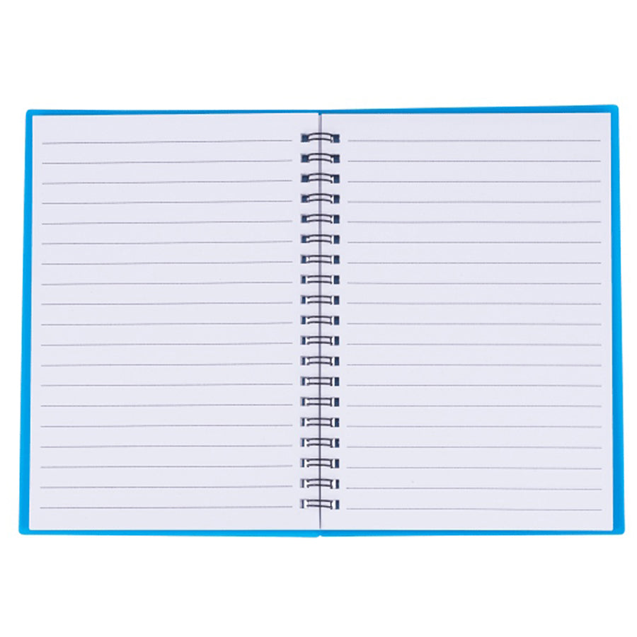 Bullet Translucent Blue 5'' x 7'' FSC Mix Duchess Spiral Notebook