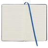 Bullet Navy 6'' x 8.5'' FSC Mix Viola Bound Notebook with Pen