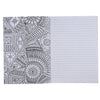 Bullet Wblack 5.5'' x 8.5'' FSC Mix Doodle Coloring Book