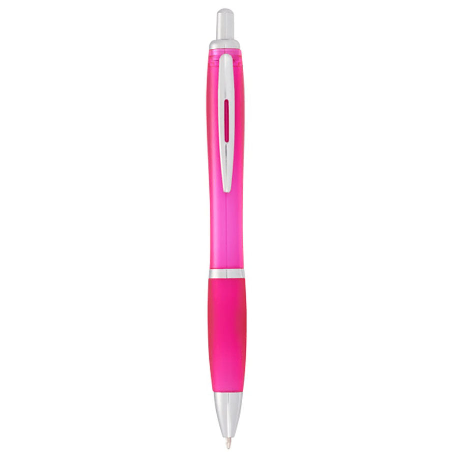 Bullet Translucent Pink Nash Retractable Ballpoint Pen