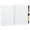 Bullet Black 4'' x 6'' FSC Mix Pocket Spiral Notebook with Pen