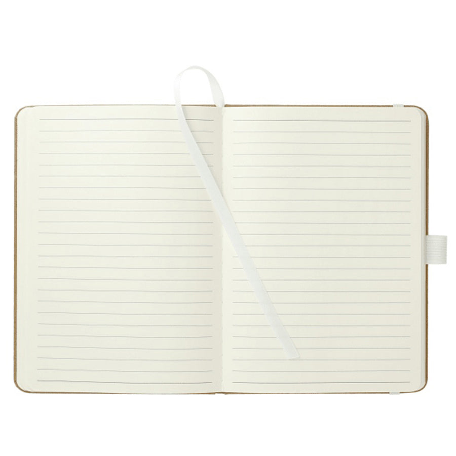 Bullet White 5'' x 7'' FSC Mix Bound Notebook