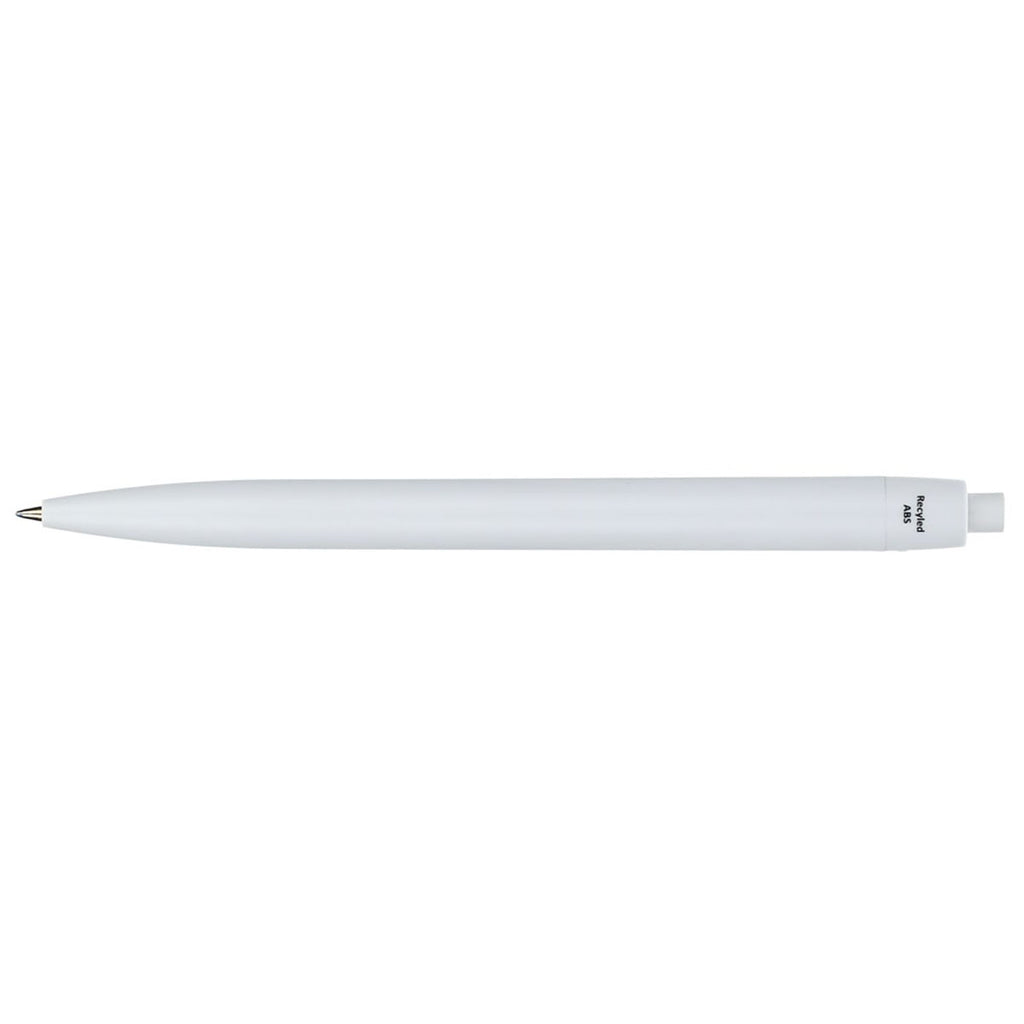 Bullet White Recycled ABS Plastic Gel Pen