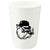 Bullet White Solid 12oz Stadium Cup