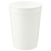 Bullet White Solid 12oz Stadium Cup