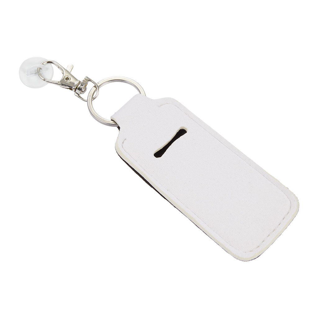 Bullet White Chapstick Holder Bottle Charm