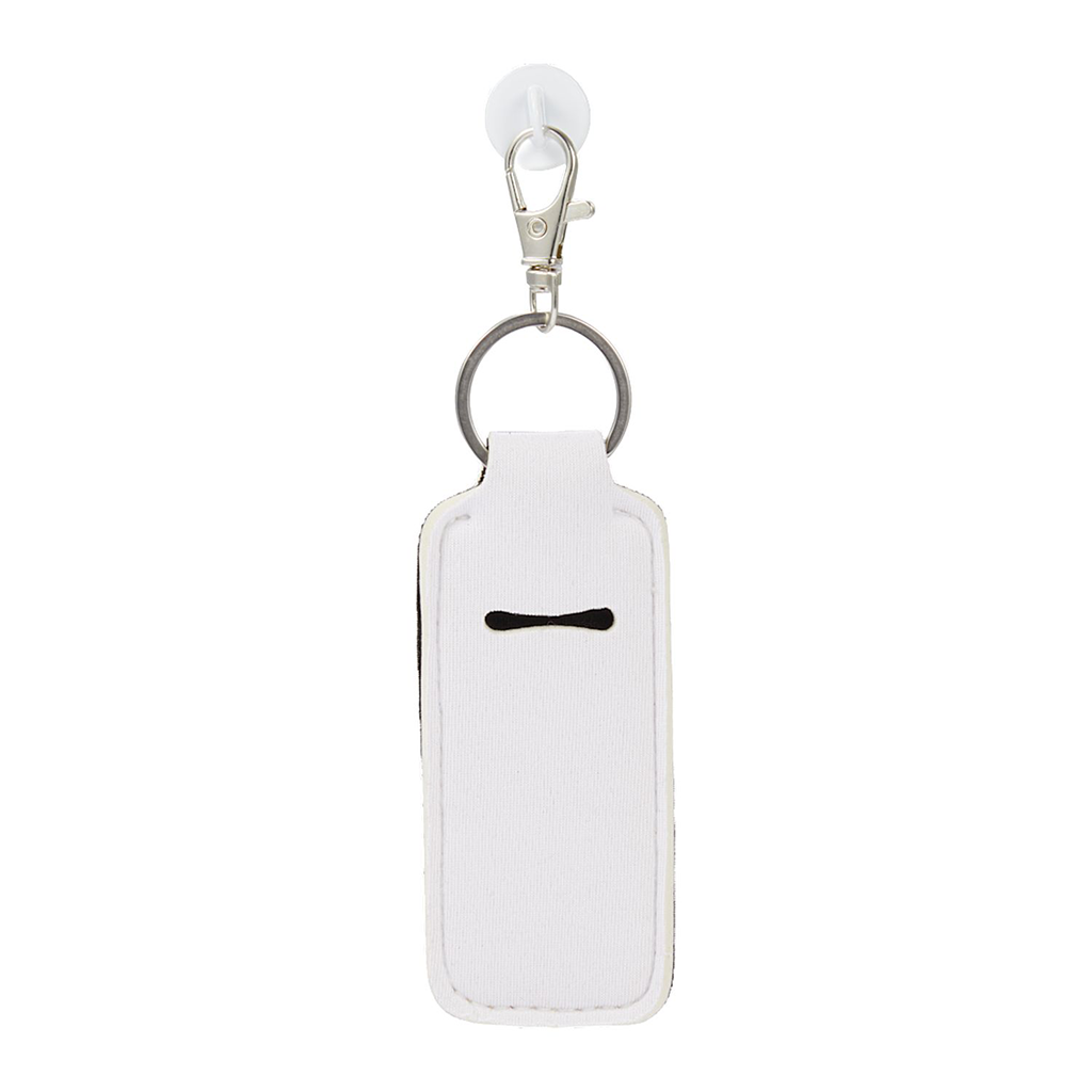 Bullet White Chapstick Holder Bottle Charm