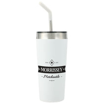 Bullet White Faye 20oz Vacuum Tumbler w/ SS Straw