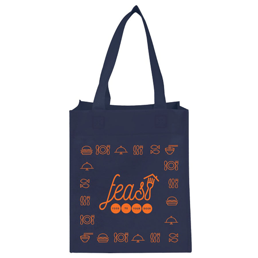 Bullet Navy Basic Grocery Tote