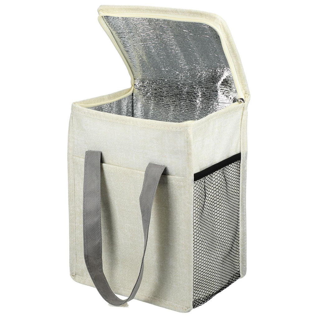 Bullet Grey Ares Recycled Non-Woven 12 Can Cooler