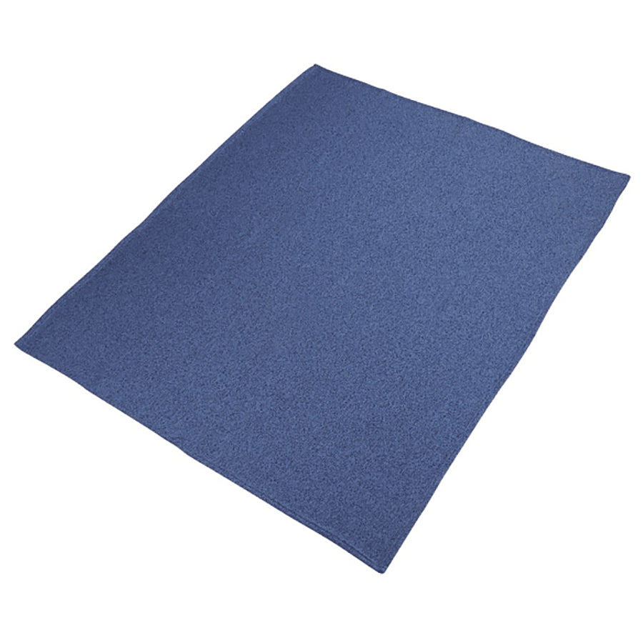 Bullet Blue Heathered Fleece Throw Blanket 50'' x 60'' Unfolded