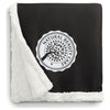 Bullet Black Super Soft Large Fleece Sherpa Blanket - 50'' x 60'' Unfolded