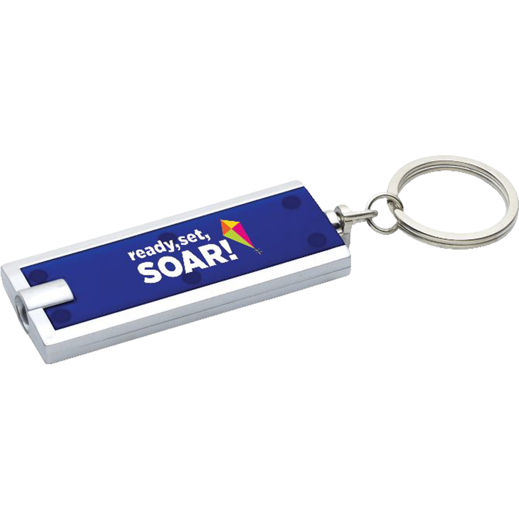 Bullet Translucent Blue Rectangular Key-Light