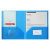 Bullet Transparent Blue Old School Folder