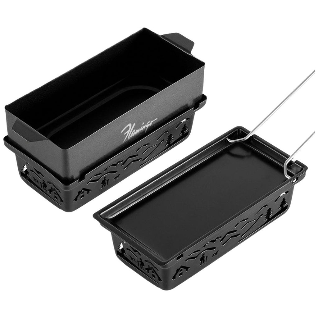 Swissmar Black Tandem Candle Fondue & Raclette Set