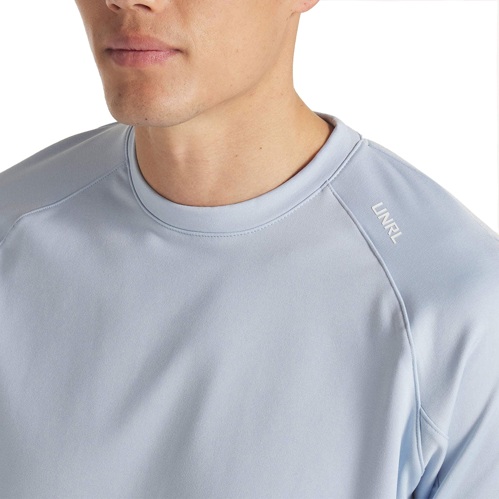 UNRL Unisex Sky Blue Crossover Crewneck