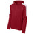 Sport-Tek Men's Deep Red/ White Sport-Wick Fleece United Pullover Hoodie