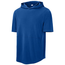 Sport-Tek Men's True Royal Club Short Sleeve Hoodie