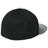 Sport-Tek Black/Silver/Black Impact Mesh Stretch-Tek Cap