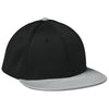 Sport-Tek Black/Silver/Black Impact Mesh Stretch-Tek Cap