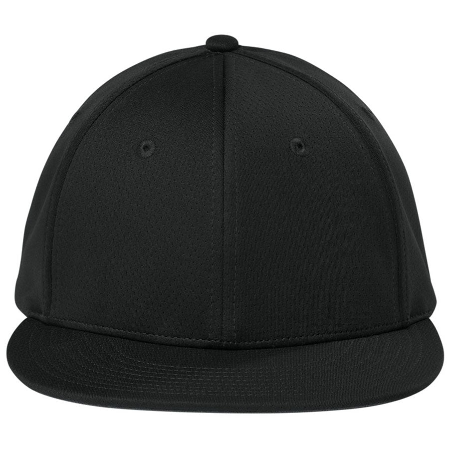 Sport-Tek Black Impact Mesh Stretch-Tek Cap