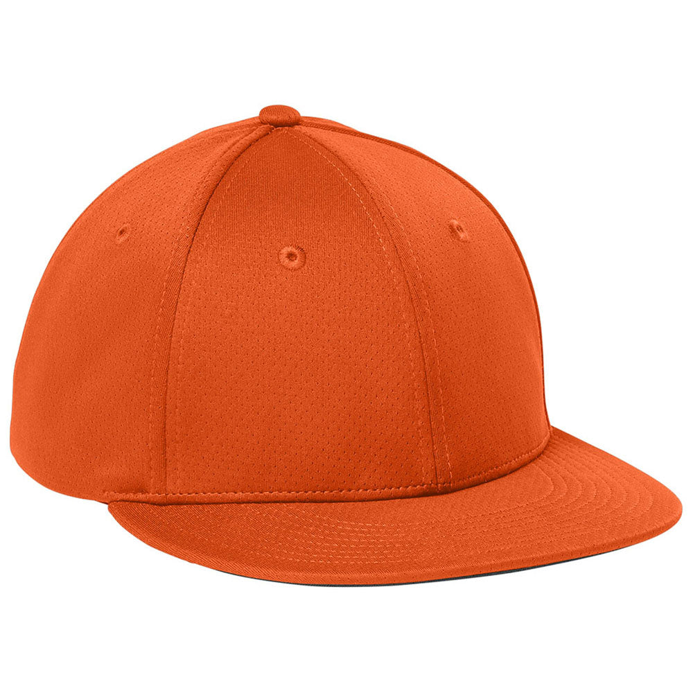 Sport-Tek Deep Orange Impact Mesh Stretch-Tek Cap