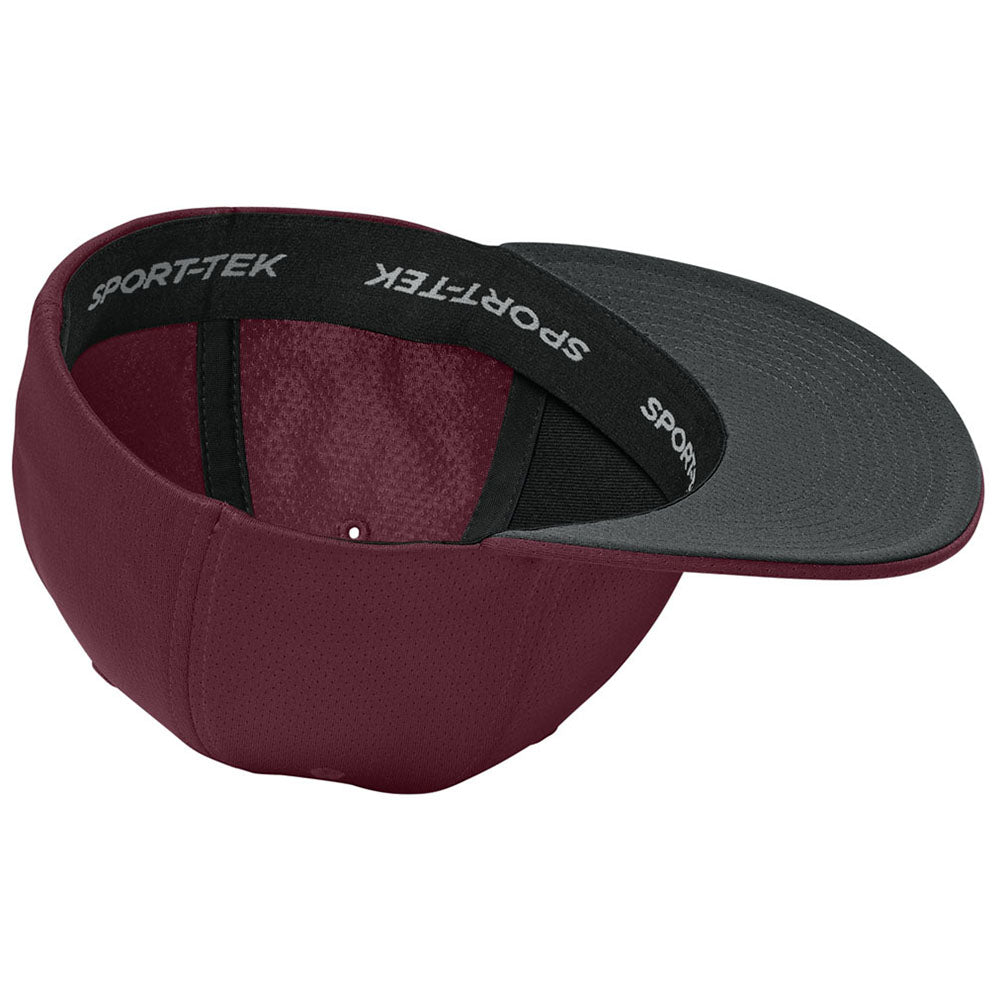 Sport-Tek Maroon Impact Mesh Stretch-Tek Cap