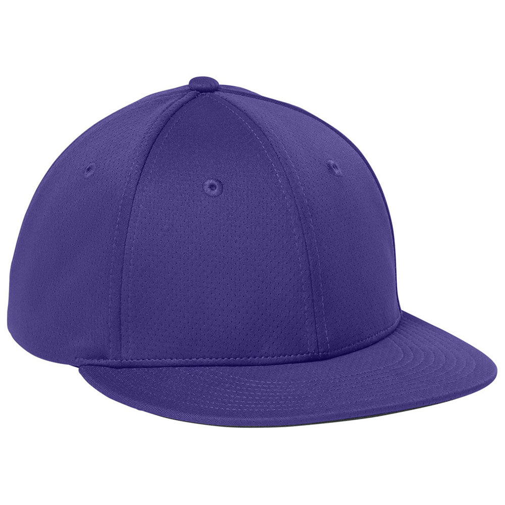 Sport-Tek Purple Impact Mesh Stretch-Tek Cap