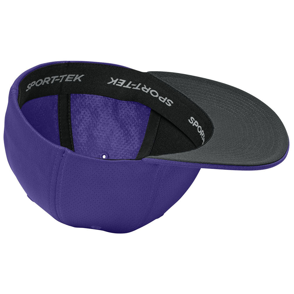Sport-Tek Purple Impact Mesh Stretch-Tek Cap