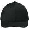 Sport-Tek Black Impact Mesh Stretch-Tek Adjustable Cap
