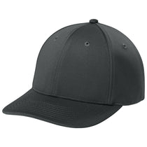 Sport-Tek Iron Grey Impact Mesh Stretch-Tek Adjustable Cap
