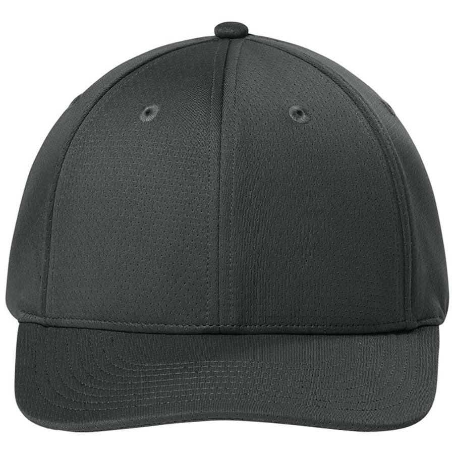 Sport-Tek Iron Grey Impact Mesh Stretch-Tek Adjustable Cap