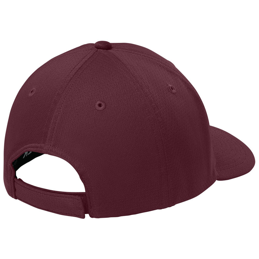 Sport-Tek Maroon Impact Mesh Stretch-Tek Adjustable Cap