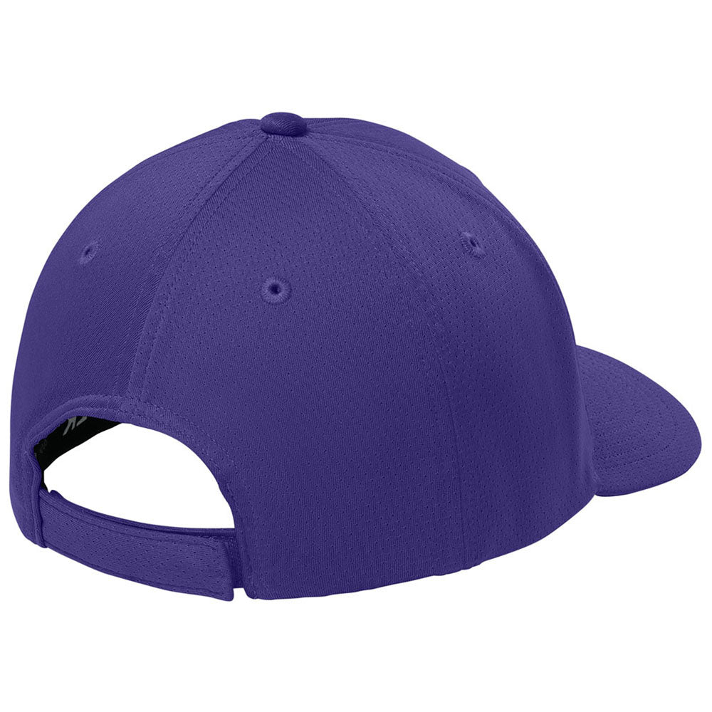 Sport-Tek Purple Impact Mesh Stretch-Tek Adjustable Cap