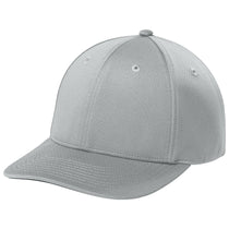 Sport-Tek Silver Impact Mesh Stretch-Tek Adjustable Cap