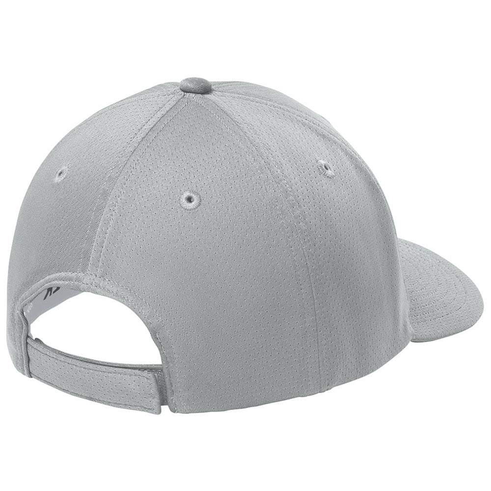 Sport-Tek Silver Impact Mesh Stretch-Tek Adjustable Cap